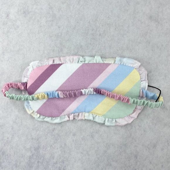 Olivia Rubin Jenny Eye Mask Pastel Multi Cotton Womens Sleep Mask One Size - Picture 4 of 6